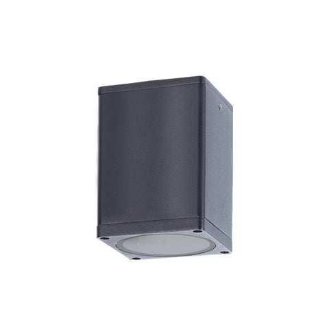 ^E27 PAR30 SQUARE CEILING LUMINAIRE 230V AC DARK GREY IP65 MAX.35W